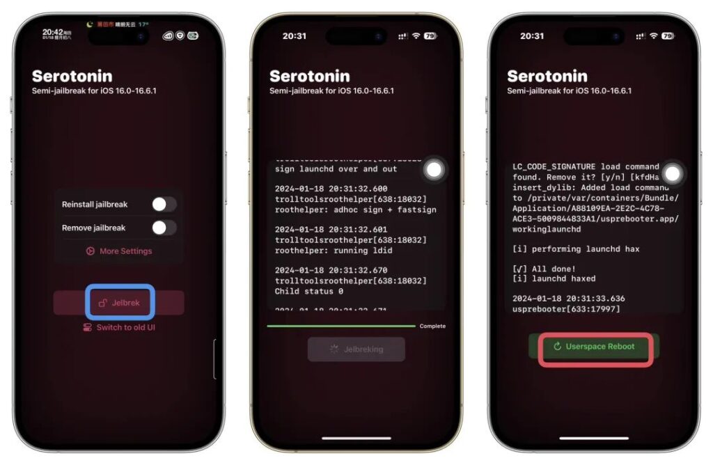 图片[9]-Bootstrap+Serotonin半越狱教程|支持16.0-16.6.1-小昕官网